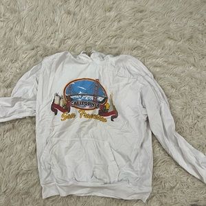 Lightweight White Hoodie